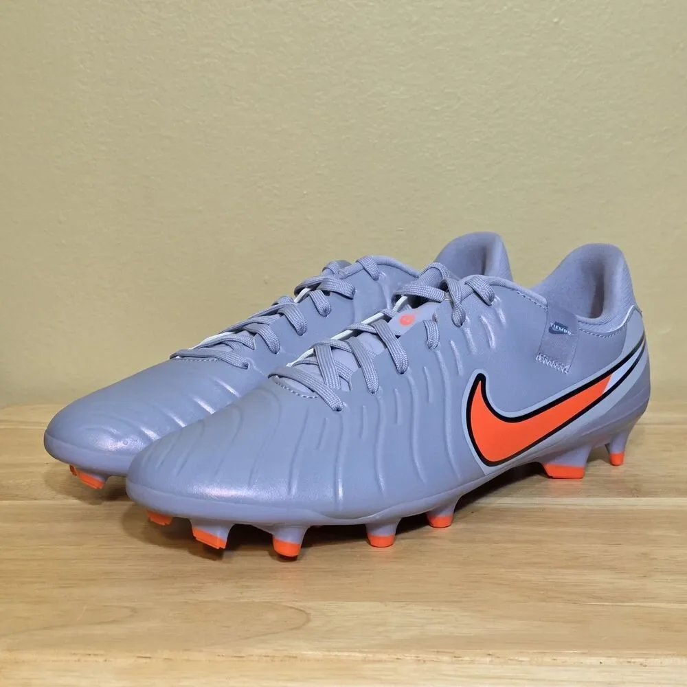 Nike Tiempo Legend 10 Academy Soccer Cleats Blue Eclipse DV4337-402 Men's Size 9